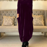 ELORA - Velvet Evening Dress