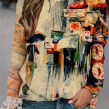 Tatum | Abstract Art Sweater