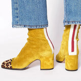Carla | Mid-Heel Ankle Boot With Sporty Detail