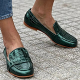 Giselle | Crocodile Effect Loafer