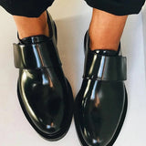 Celeste | Polished Strap Loafers