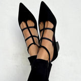 Deborah | Strappy Pointed Flats