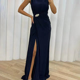Kendra - Timeless Figure-Flattering Split Maxi Dress