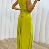 Kendra - Timeless Figure-Flattering Split Maxi Dress