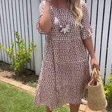 Stella - Polka Dot Midi Summer Dress