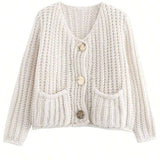Clara | Cropped Knit Cardigan