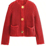 Clara | Cropped Knit Cardigan