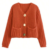 Clara | Cropped Knit Cardigan
