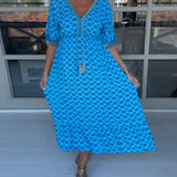 Winona - Summer V-Neck Tassel Dress