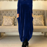 ELORA - Velvet Evening Dress