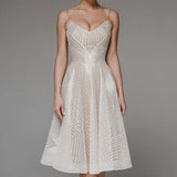 Thalassa - Sparkly Floor Length Party Dress