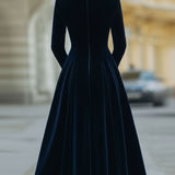 Natalia | A-Line Dress with Gold Accents