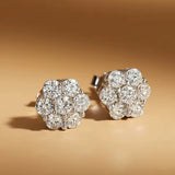 Sparkling Floral Earrings