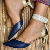 Ivy | Two-Tone Slingback With Elegant Heel