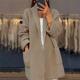 Kiandra | Knitted Wool Cardigan with Pockets