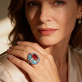 Vintage Multicolour Ring