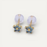 Delicate Floral Clip-On Earrings