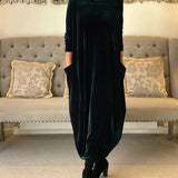 ELORA - Velvet Evening Dress