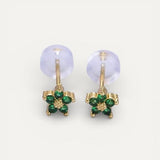 Delicate Floral Clip-On Earrings