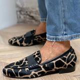 Daphne | Animal Print Loafer With Elegant Detail