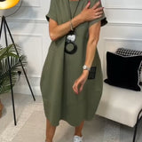 Cleo - Stylish Short Sleeved Dress