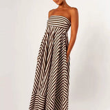 Damaris - Comfortable Stylish Ruched Maxi Dress