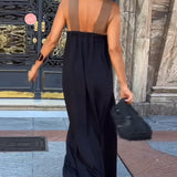 Nicole - Stylish Crossover Neckline Dress