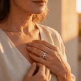 Gold and Silver Leaf Ring