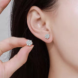 Sparkling Floral Earrings