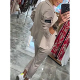 Oriane | Chic Two-Piece Blazer & Jogger Set