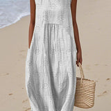 Soraya - Lightweight Sleeveless Cotton Dress with Pockets