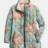 Saevina | Quilted Floral Print Jacket