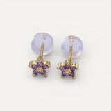 Delicate Floral Clip-On Earrings