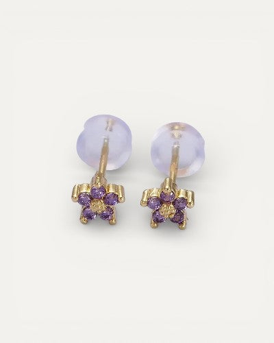 Delicate Floral Clip-On Earrings