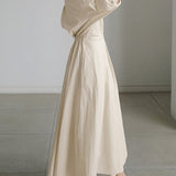 Brynn - Chic Polo Collar A-Line Swing Dress