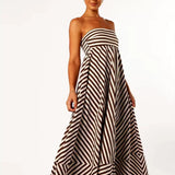 Damaris - Comfortable Stylish Ruched Maxi Dress
