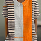 Lena | Striped Color Block Shirt