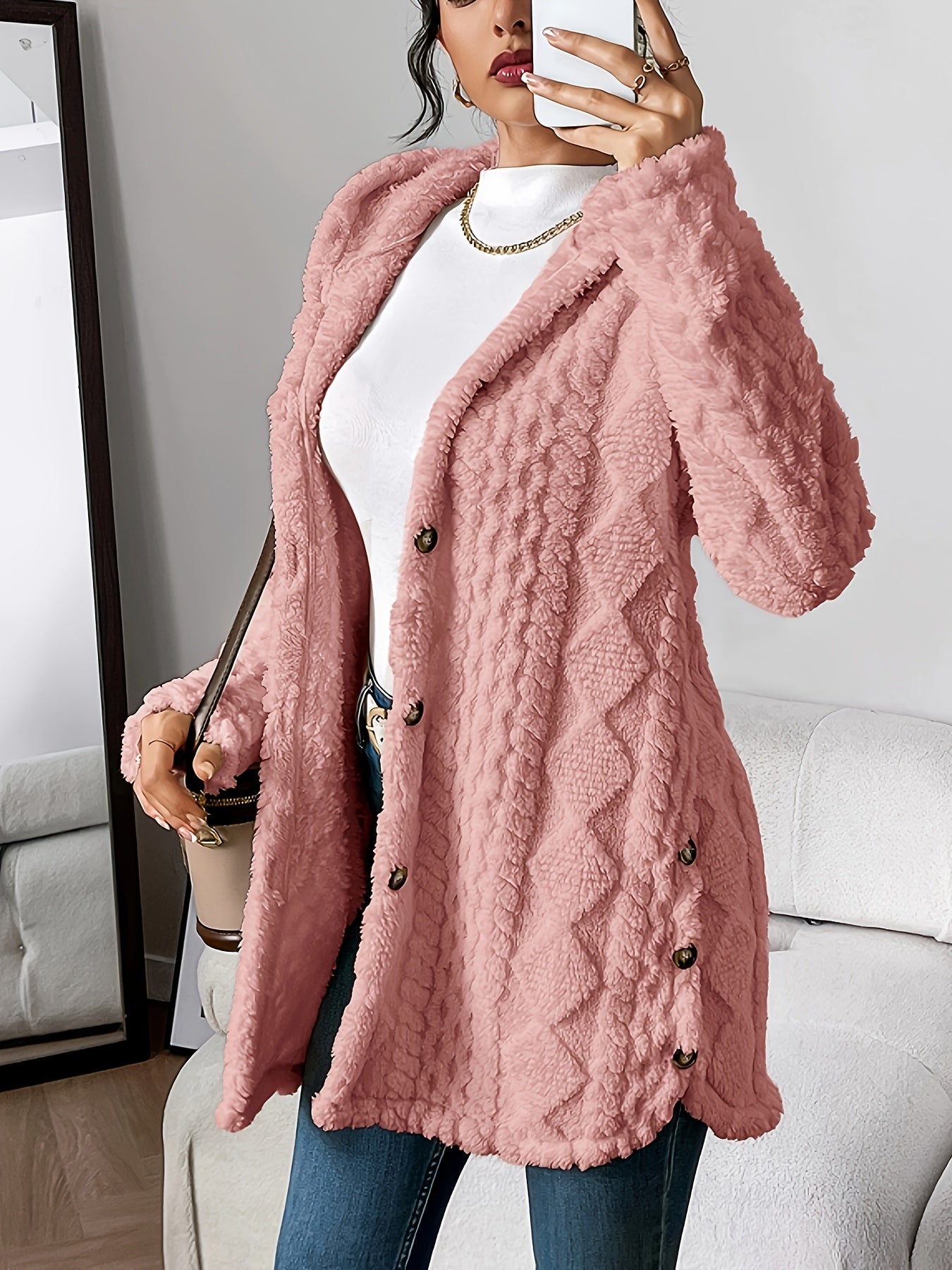 Sophie | Plush Hooded Cardigan