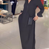 Evie - Retro Vibe Loose Fit Maxi Dress