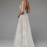 Thalassa - Sparkly Floor Length Party Dress