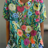 Daisy | Floral Watercolor Shirt