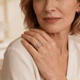 Elegant Knotted Ring