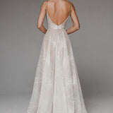 Thalassa - Sparkly Floor Length Party Dress