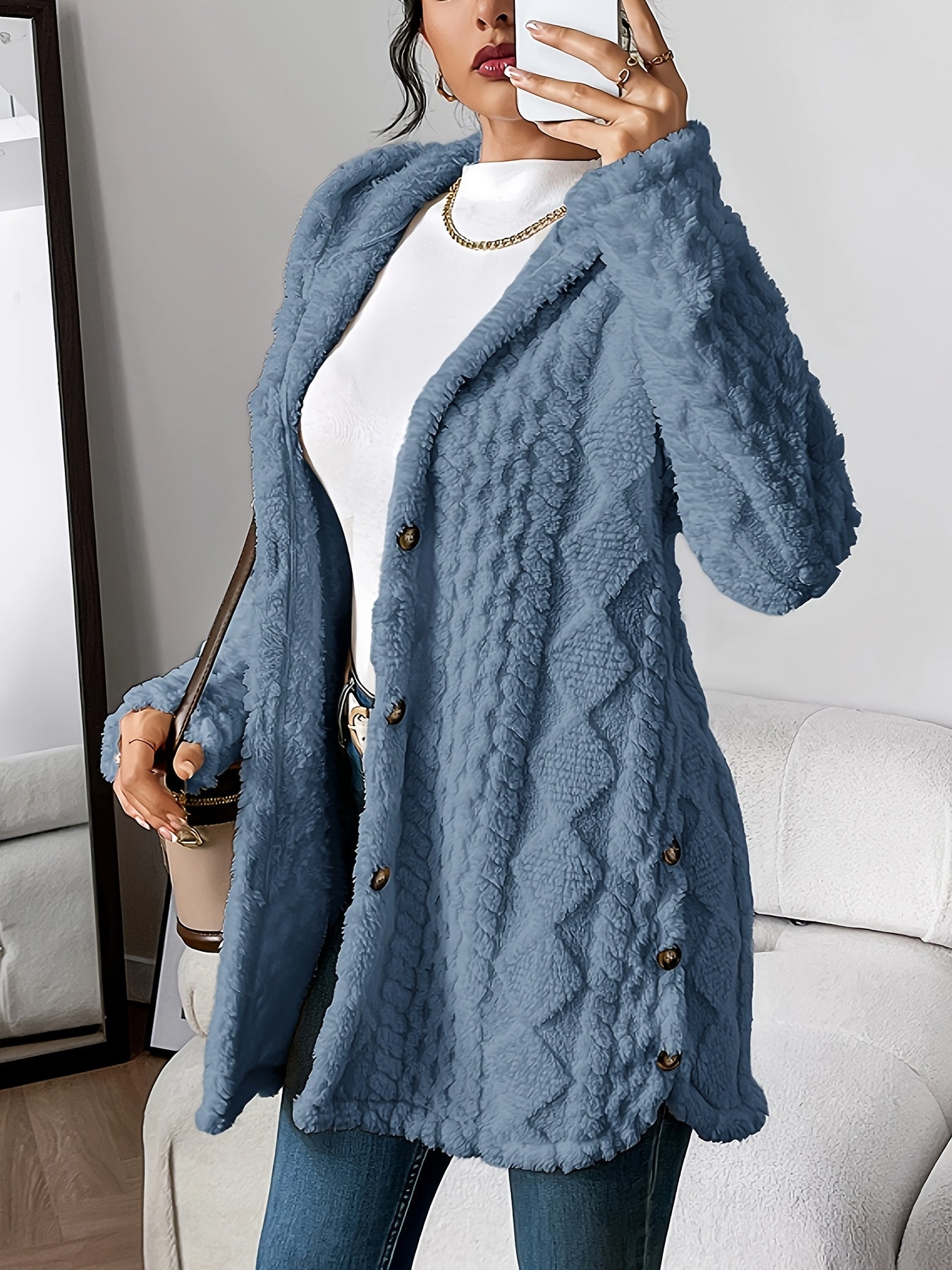 Sophie | Plush Hooded Cardigan