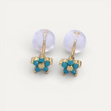 Delicate Floral Clip-On Earrings