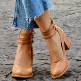 Ariana |  Triple Buckle Heels