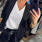 Oriane | Chic Two-Piece Blazer & Jogger Set