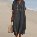 Quinley - Vintage-Inspired Women’s Lightweight Maxi Dress