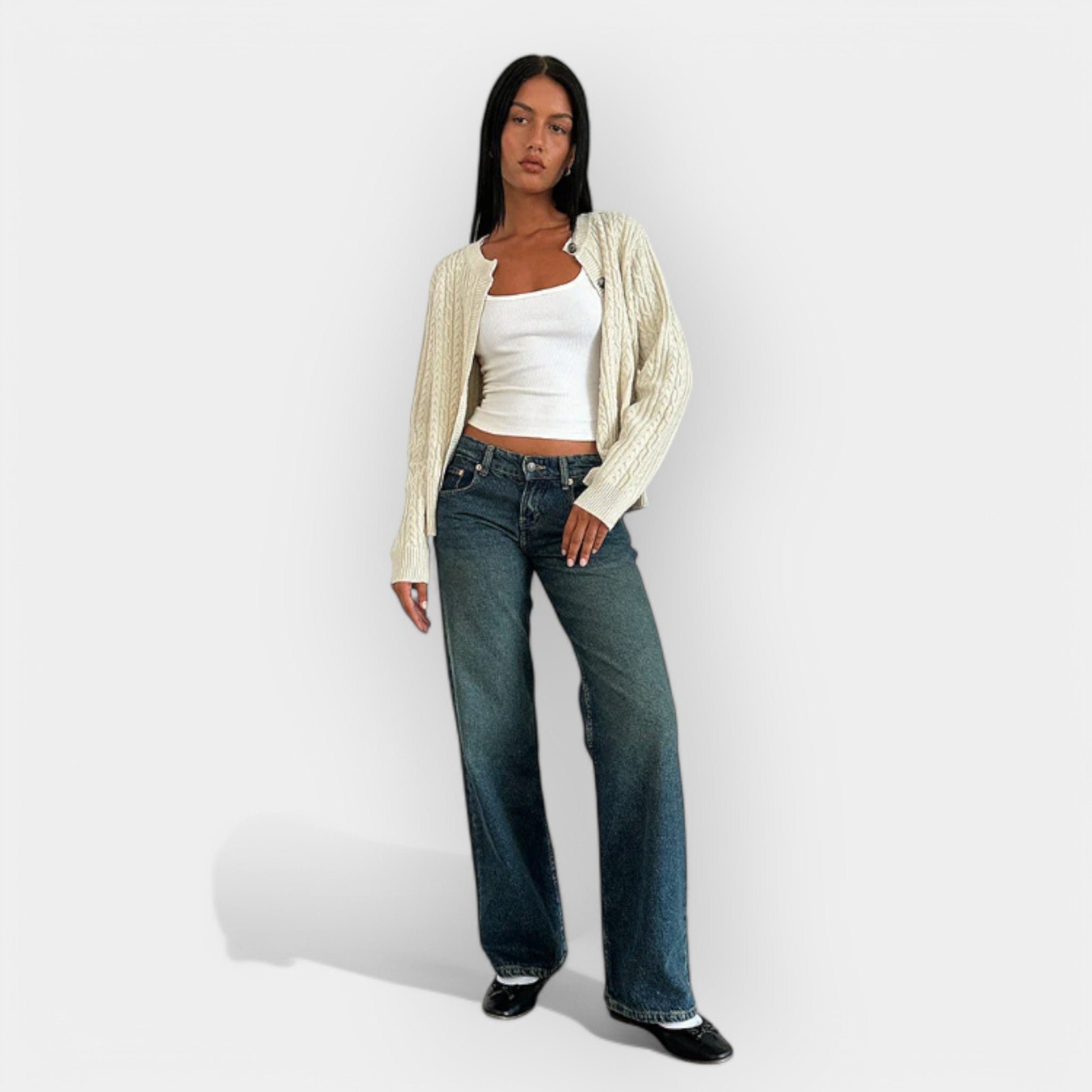 Low-Waist Denim