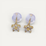 Delicate Floral Clip-On Earrings